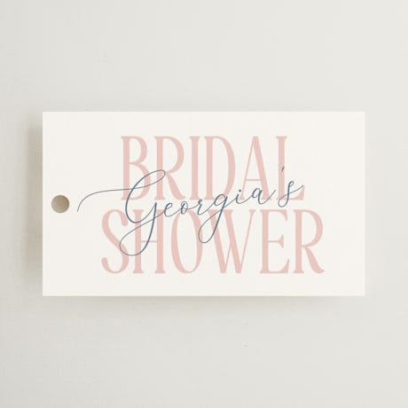 Bridal Shower Favor Tags