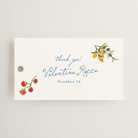 Bridal Shower Favor Tags