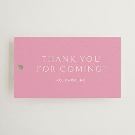 Bridal Shower Favor Tags