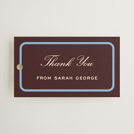 Bridal Shower Favor Tags