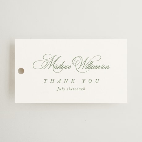 Bridal Shower Favor Tags