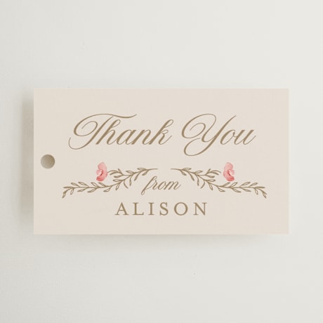 Bridal Shower Favor Tags