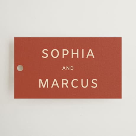 Engagement Party Favor Tags