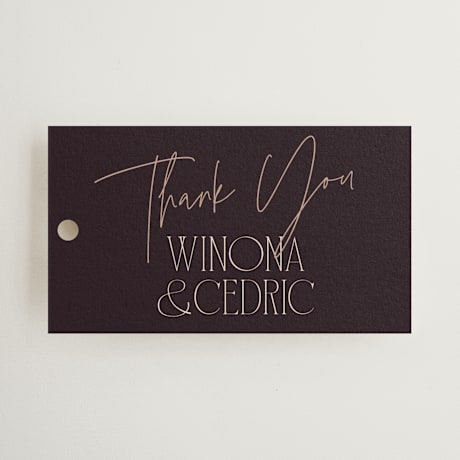 Rehearsal Dinner Favor Tags