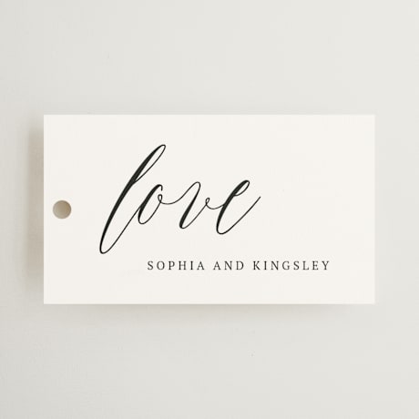 Wedding Favor Tags