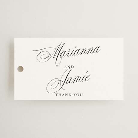 Wedding Favor Tags