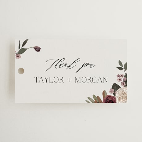 Wedding Favor Tags