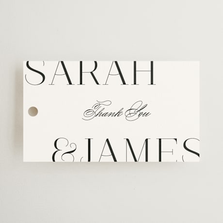 Wedding Favor Tags