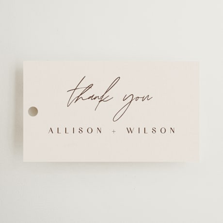 Wedding Favor Tags