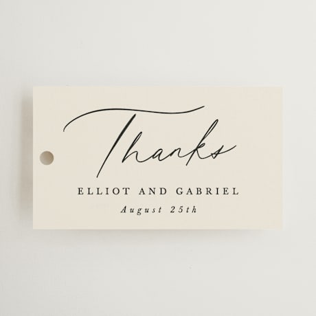 Wedding Favor Tags