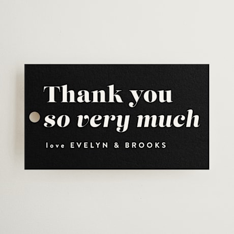 Wedding Favor Tags