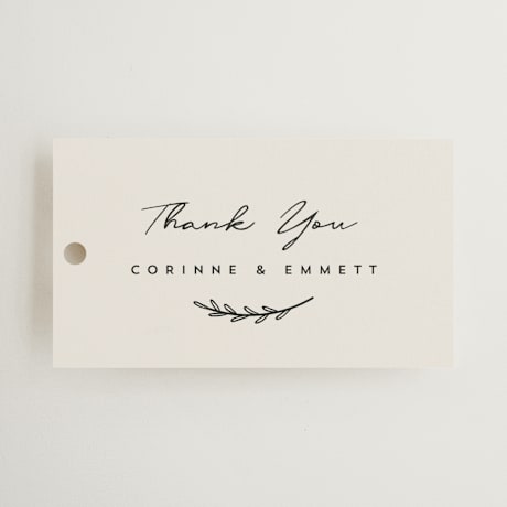 Wedding Favor Tags