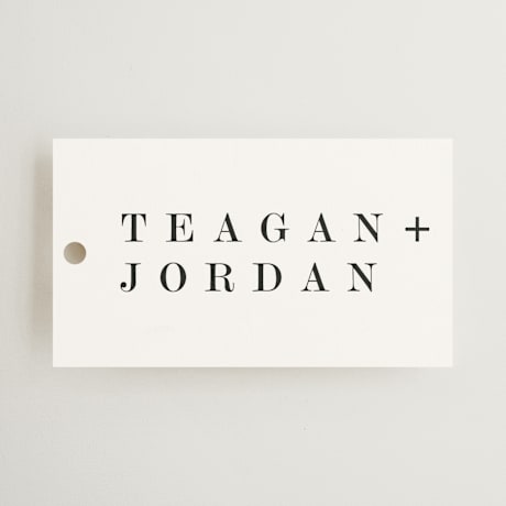 Wedding Favor Tags