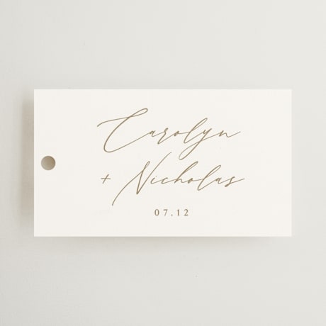 Wedding Favor Tags
