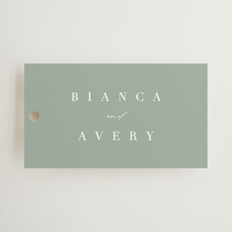 Wedding Favor Tags
