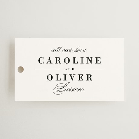 Wedding Favor Tags