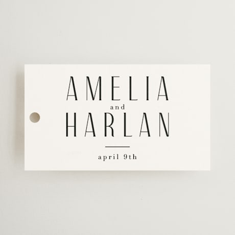 Wedding Favor Tags
