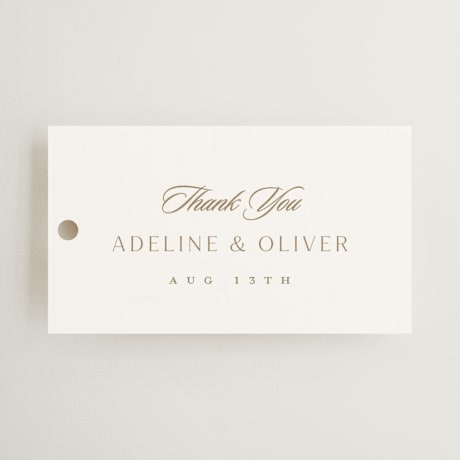 Wedding Favor Tags