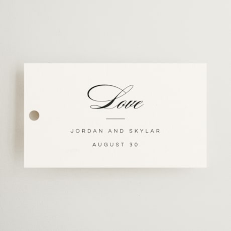 Wedding Favor Tags