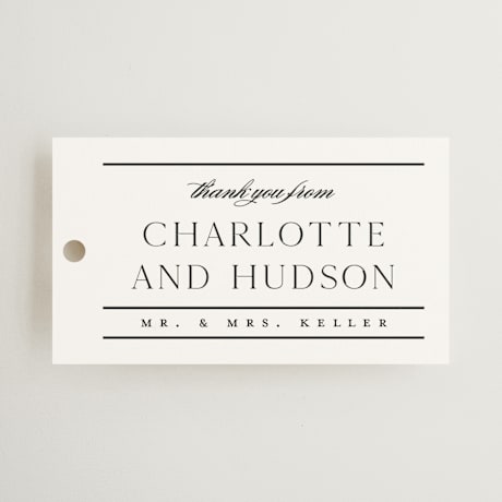 Wedding Favor Tags