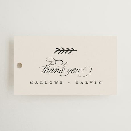 Wedding Favor Tags