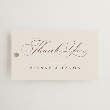 Wedding Favor Tags