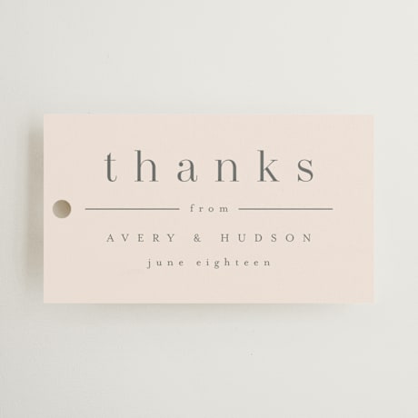 Wedding Favor Tags