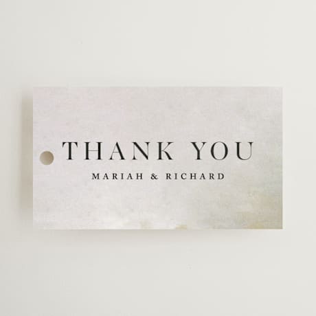 Wedding Favor Tags