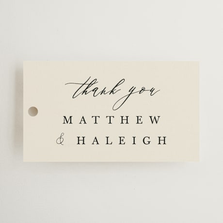 Wedding Favor Tags