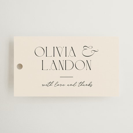 Wedding Favor Tags