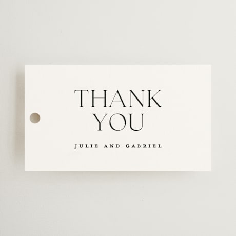 Wedding Favor Tags