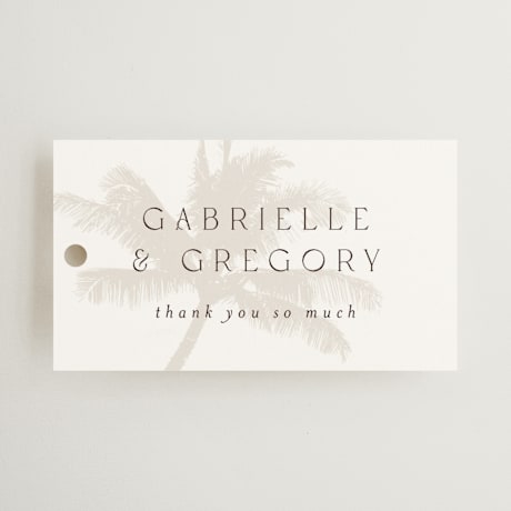 Wedding Favor Tags