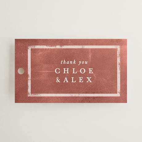 Wedding Favor Tags