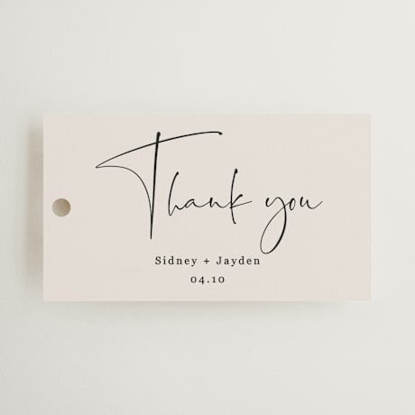 Wedding Favor Tags