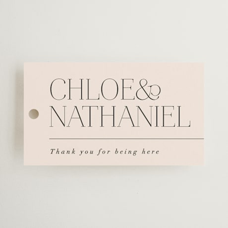 Wedding Favor Tags