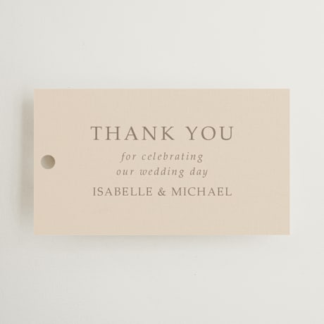 Wedding Favor Tags