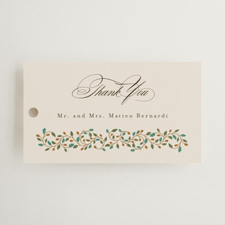 Wedding Favor Tags