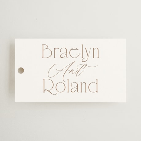Wedding Favor Tags