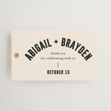 Wedding Favor Tags