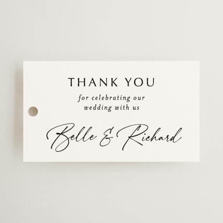 Wedding Favor Tags
