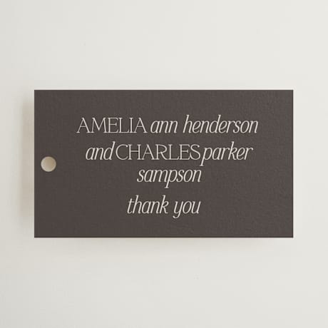 Wedding Favor Tags