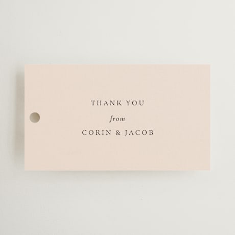 Wedding Favor Tags