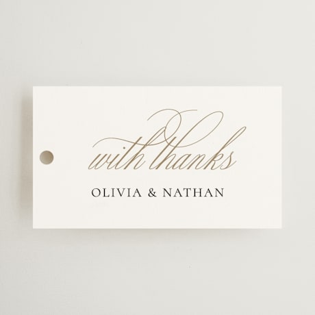 Wedding Favor Tags