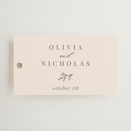 Wedding Favor Tags
