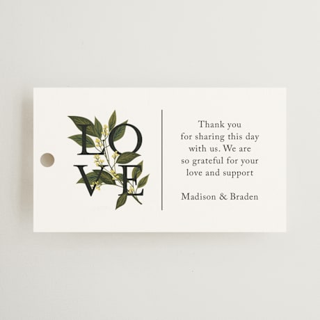 Wedding Favor Tags