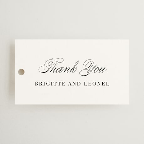 Wedding Favor Tags