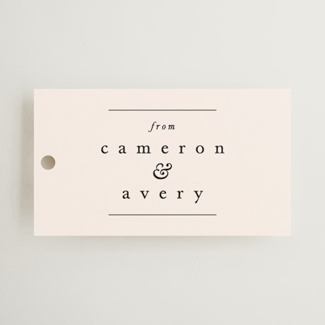 Wedding Favor Tags