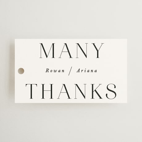 Wedding Favor Tags