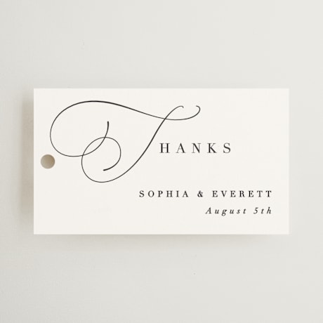 Wedding Favor Tags