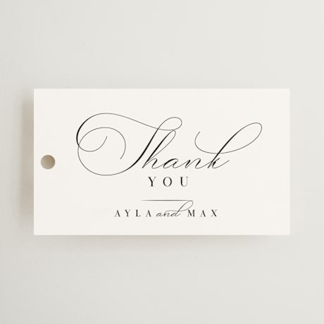 Wedding Favor Tags